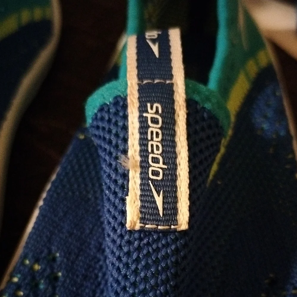 Speedo Kids Blue and Aqua Water Shoes Sm+Lg
